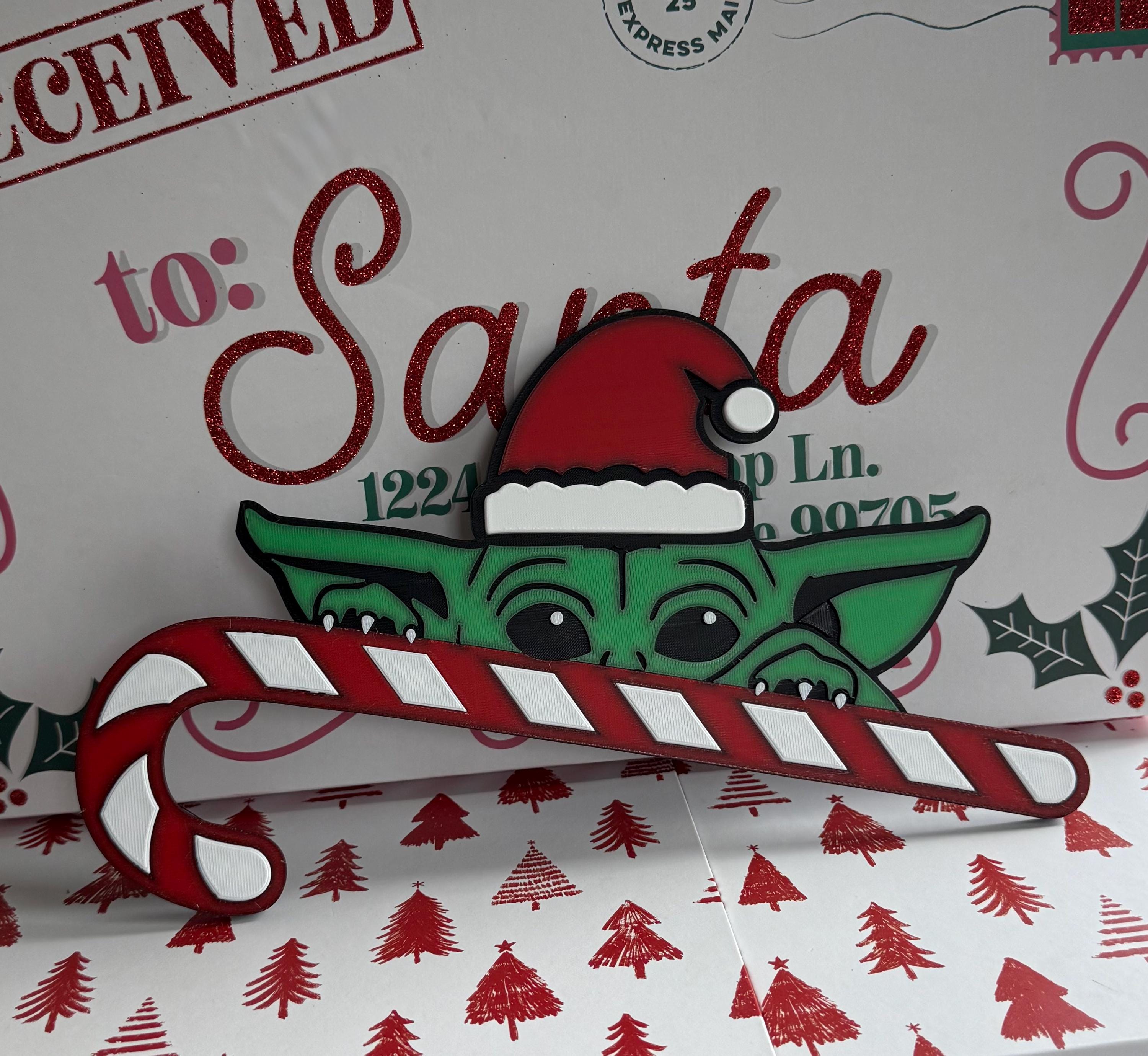 Baby Yoda Door Topper