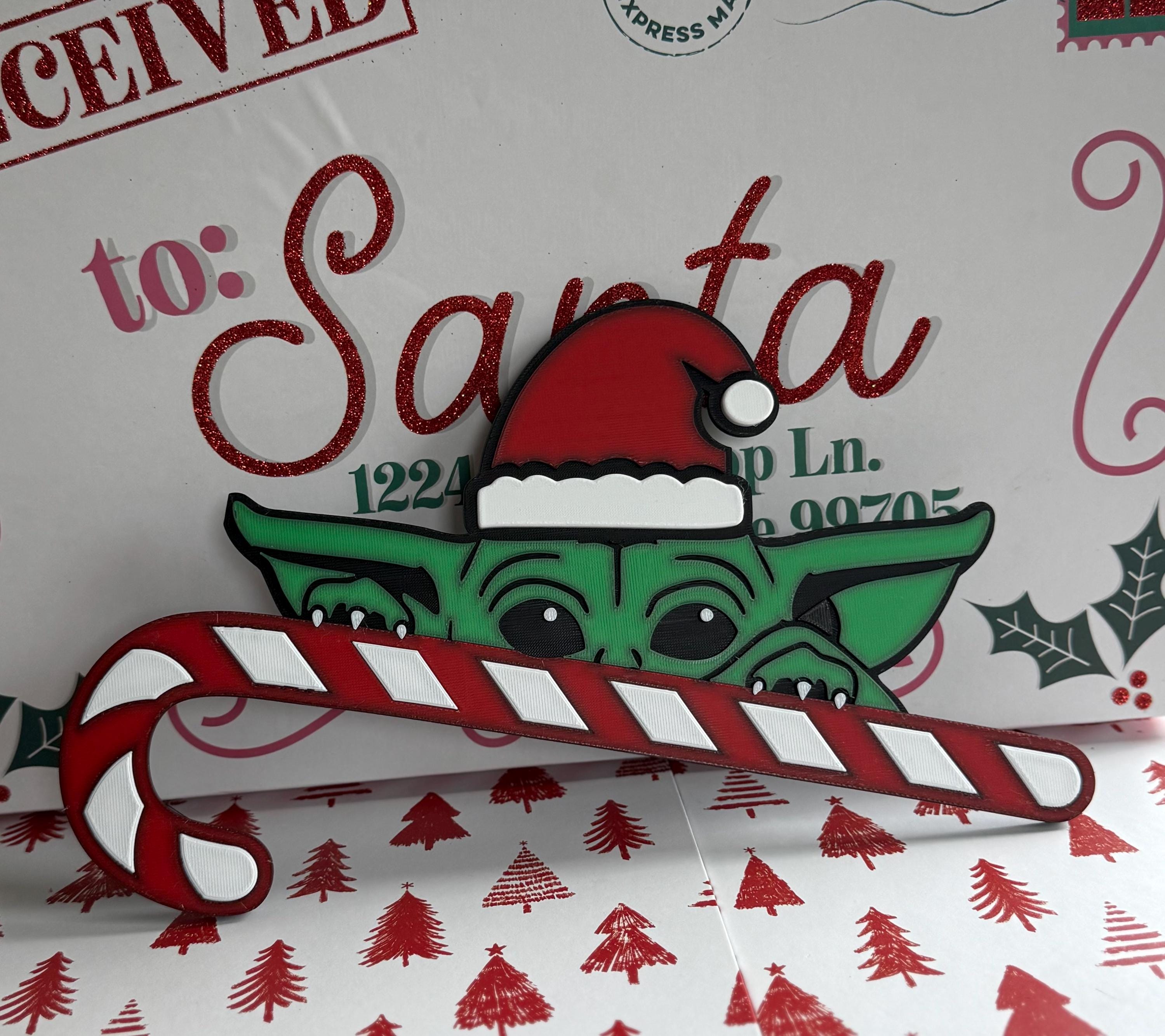 Baby Yoda Door Topper