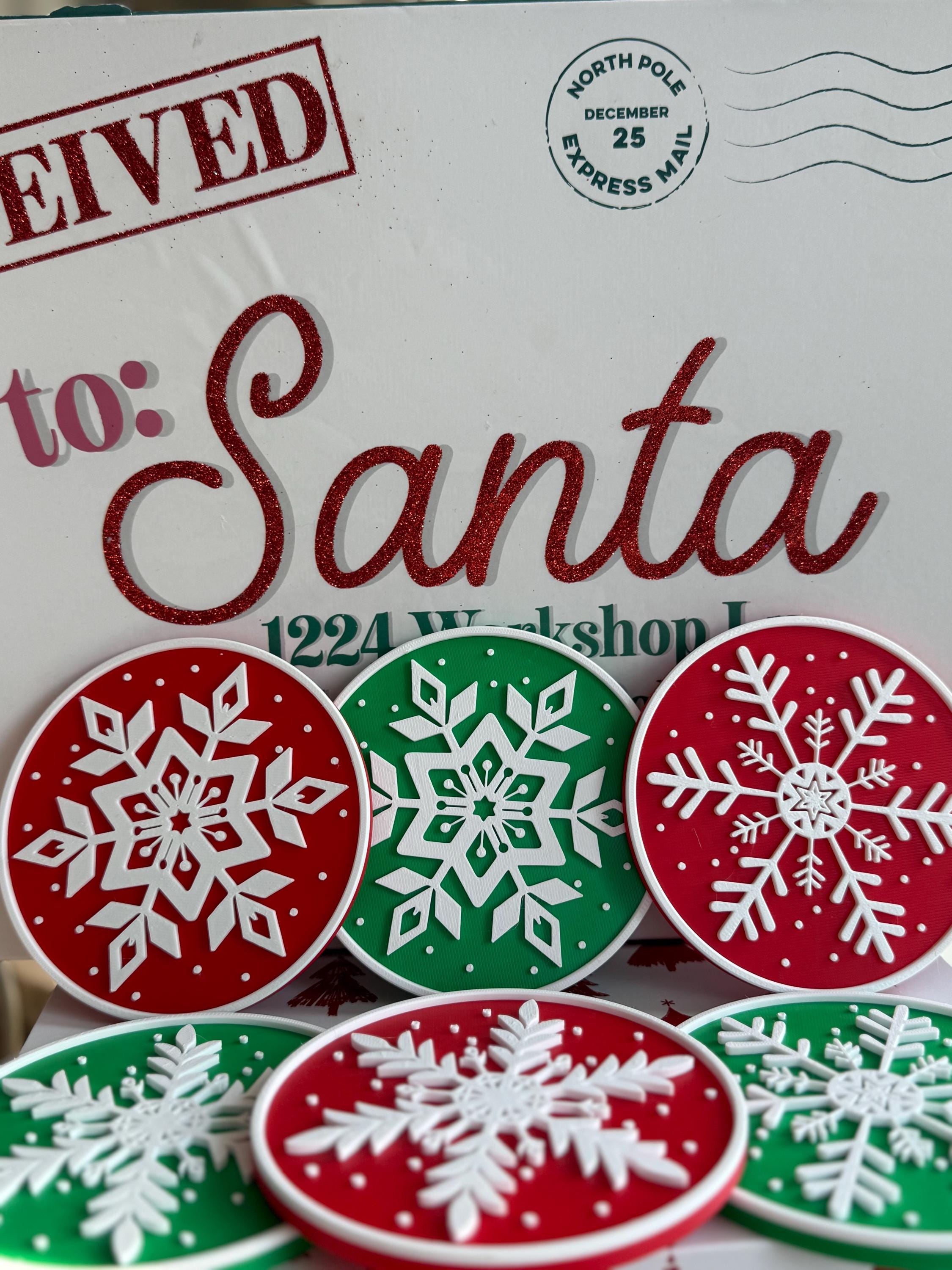 Holiday Drink Coasters