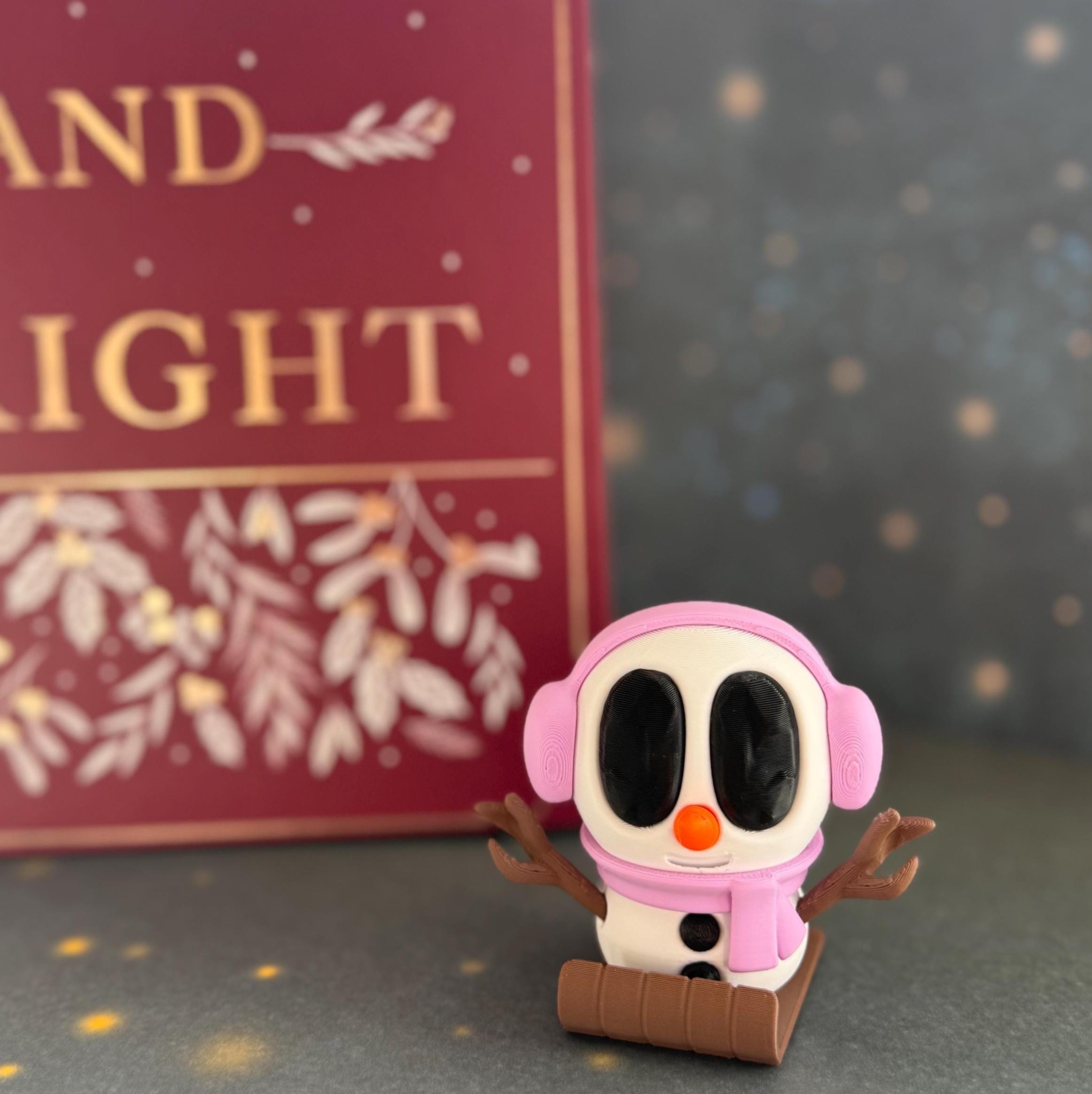 Snowman Figures, 3D Printed, Christmas Snowman, Holiday Decor