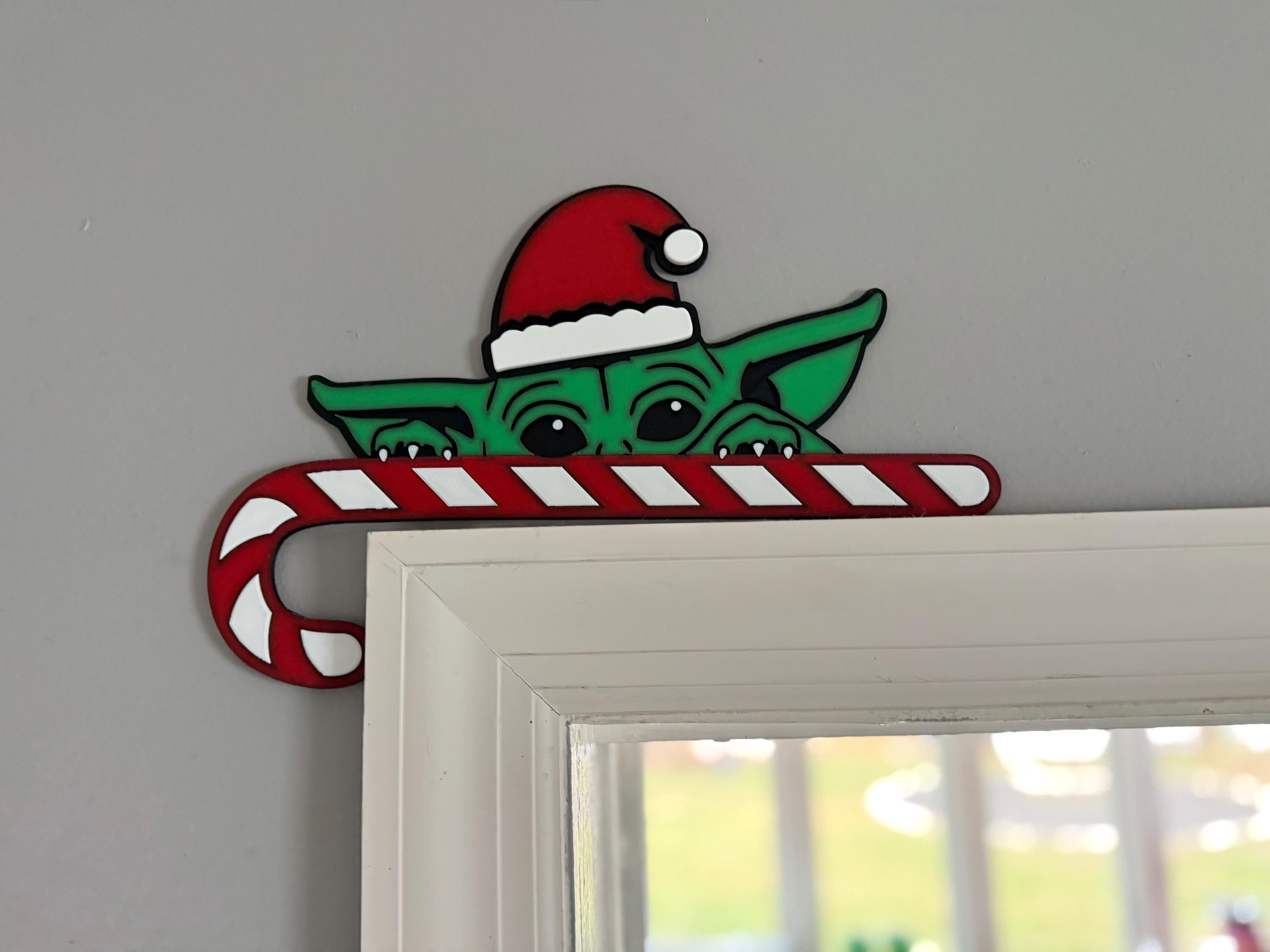 Baby Yoda Door Topper